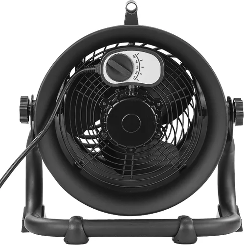 Miniatura 7 de CAT ventiladores - Ventilador de tambor de alta velocidad de 9" (Negro, 2 en 1): 940 CFM, 4 velocidades, cabezal giratorio de 360°, motor