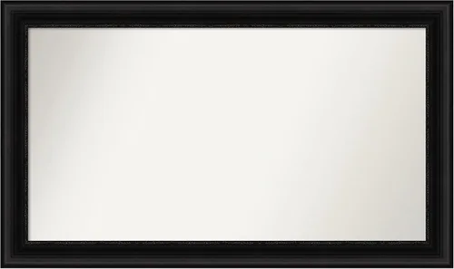 Miniatura 424 de Amanti Art Espejo personalizado, espejo de baño negro puente, espejo de pared o espejo de tocador de baño sobre el fregadero (26 x 26 pulgadas)