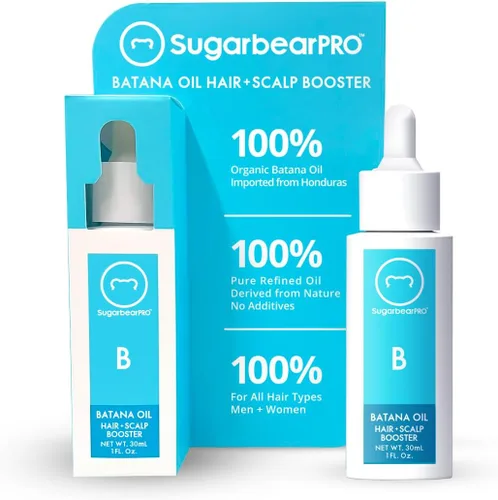 Miniatura 7 de SugarBearPro Batana - Aplicador de aceite para el cabello y cuentagotas de vidrio, 1 oz + gomitas veganas de vitaminas para el cabello, suministro