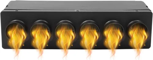 Miniatura 3 de Ensamble de evaporador de aire acondicionado A/C, enfriamiento por calor del evaporador, 258 CFM 3 velocidades 8A 80W 12V Ensamble de calentador