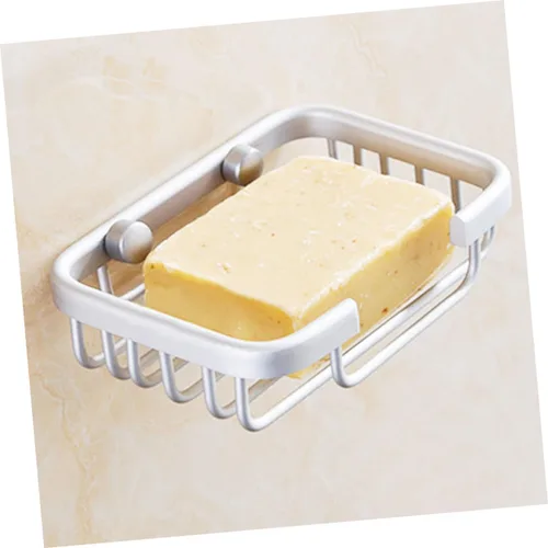 Miniatura 7 de Cabilock Organizador de jabón de almacenamiento de jabón de baño, bandeja de jabón de montaje en pared, soporte para sopa, plato de jabón, soporte