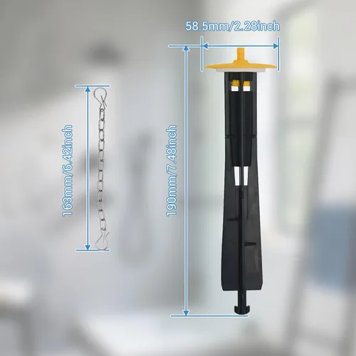Miniatura 3 de Kit de reemplazo de válvula de descarga de recipiente Hebewater, compatible con Kohler GP1229656, K-1188999, K-1188998, para sistema AquaPiston, 1