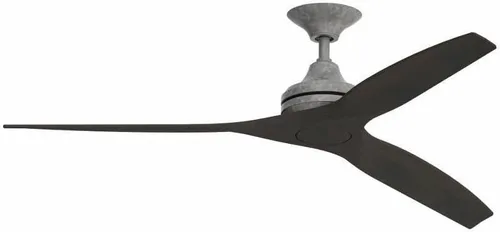 Miniatura 20 de Fanimation Spitfire - Ventilador de techo para interiores y exteriores de 60 pulgadas, níquel cepillado con cuchillas naturales