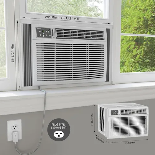 Miniatura 3 de Durastar DRTAC102XNA1 10,000 BTU 208 / 230V a través de la pared aire acondicionado y control remoto - Blanco