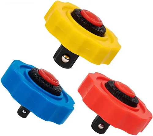 Miniatura 8 de Juego de trinquete de rueda de pulgar de 1/4 de pulgada, 3/8 de pulgada y 1/2 pulgadas, trinquete de 72 dientes, llave de trinquete de palma, 3