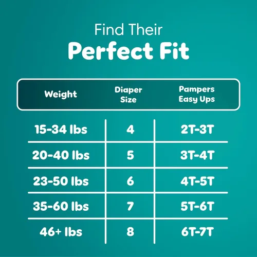 Miniatura 12 de Easy Ups - Pantalones de entrenamiento para niñas y niños, talla 4 (2T3T), 25 unidades, ropa interior de entrenamiento absorbente Bluey, hasta un