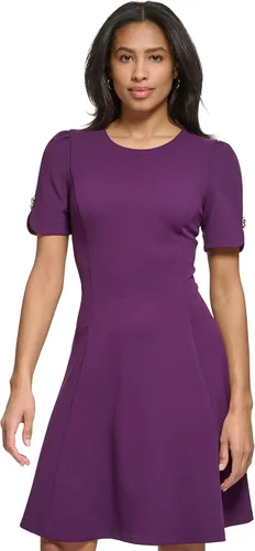 Miniatura 2 de DKNY Manga abotonada ajustada y acampanada para mujer