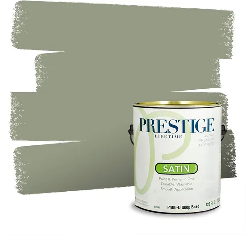 Miniatura 1585 de Prestige Paints - pintura de exterior y pintura de imprimación en una, E100-T-6006-10AVP