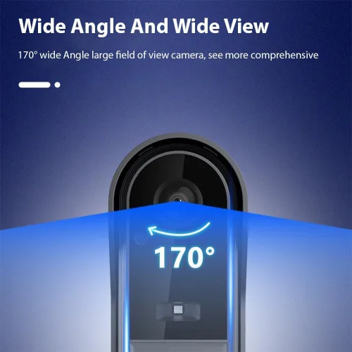 Miniatura 5 de Timbre inalámbrico con pantalla IPS de 4.3 pulgadas con cámara al aire libre IP65 impermeable 1080P timbre inalámbrico intercomunicador visión