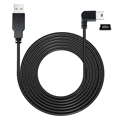 Miniatura 9 de Cable de carga para cámara de salpicadero, mini USB de 6.5 pies, espejo de cámara de salpicadero, cable de alimentación GPS, compatible con Garmin