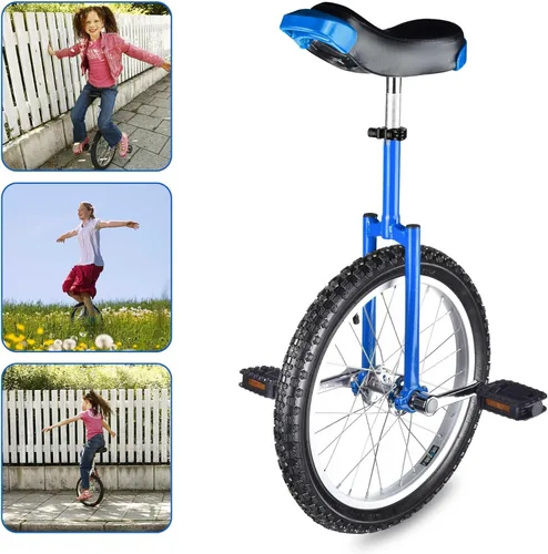 Miniatura 7 de AW Rueda de 16/18/20/24 pulgadas, asiento ajustable para exteriores, para adultos, niños, deportes al aire libre, ejercicio de fitness, para elegir