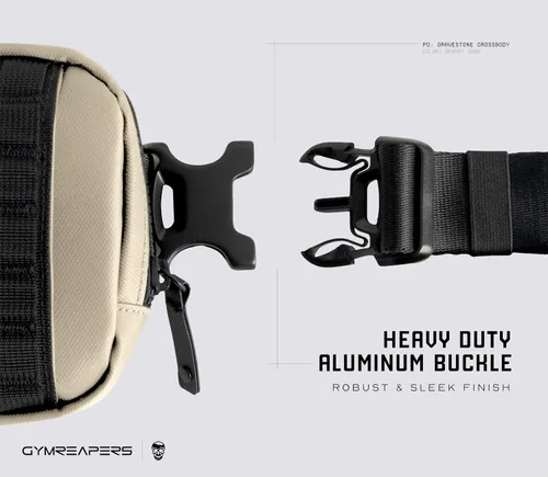 Miniatura 6 de Gymreapers Bolsos cruzados pequeños de viaje para hombres y mujeres con bolsillo oculto, riñonera cruzada impermeable para hombres con cinturón