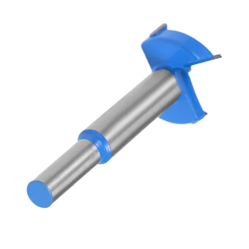 Miniatura 24 de Taladro de posicionamiento de la broca de perforación de 0.591 in Forstner Brocas de carburo de tungsteno Agujero de madera Sierra Bisagra Broca