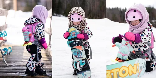 Miniatura 5 de MDXONE Entrenador de arnés de esquí y snowboard para niños, correa retráctil, amortiguadores elásticos y asiento extraíble