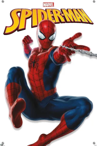 Miniatura 4 de Trends International Marvel Comics - Póster de pared de Spider-Man Feature Series, 14.72 x 22.37 pulgadas, paquete de póster premium y alfiler
