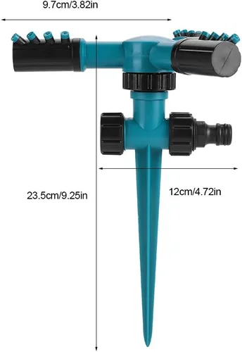 Miniatura 2 de Aspersor de agua, riego automático, para riego de césped, riego de patio