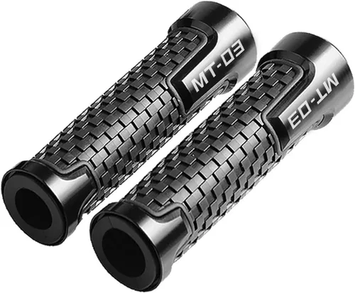 Motorcycle Handlebar for MT 03 MT03 2015 2016 2017 2018 2019 2020 Motorcycle CNC Handlebar Grips MT-03 Motorbike Handlebar Grip (Color : Black)