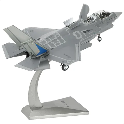Miniatura 9 de NUOTIE 1/72 F-35A Lighting II Avión de combate Modelo de avión de combate Fuerza Aérea de los Estados Unidos AF-01 avión fundido a presión