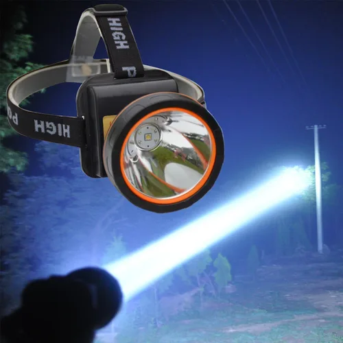 Miniatura 2 de linterna delantera LED recargable para exteriores, linterna brillante para acampar, cazar y pesca