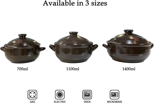 Miniatura 5 de Olla de Barro de Cerámica Coreana (700ml)