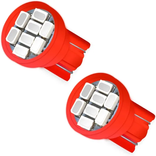 Miniatura 3 de Paquete de 10 bombillas LED T10 194 168 158 161 2825 para panel de instrumentos, panel de instrumentos, panel de instrumentos, panel