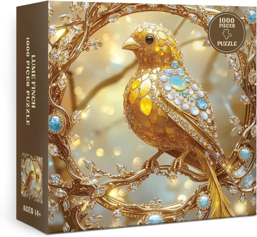 Miniatura 10 de Rompecabezas de flores coloridas de colibrí, 1000 piezas para adultos, pájaro, girasol, mariposa, naturaleza, rompecabezas de plantas, primavera