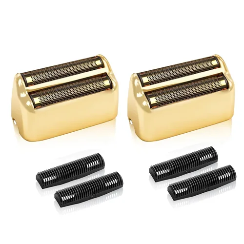 Miniatura 14 de Paquete de 2 láminas de repuesto para afeitadora y cortadores compatibles con BaBylissPRO Double FXFS2 de repuesto de lámina de metal para Azul