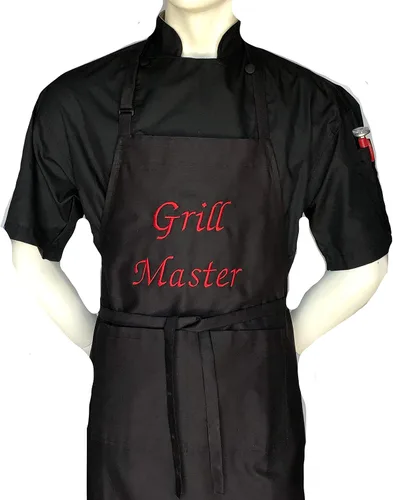 Miniatura 7 de CHEFSKIN Hermoso delantal de chef Grill Master Chef Regalo profesional