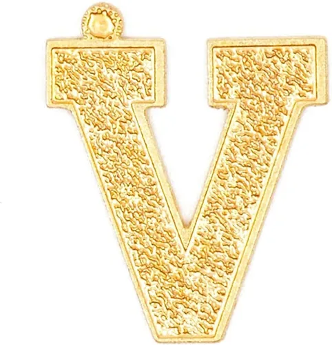 Miniatura 2 de Bright Creations Dijes de letras con iniciales, paquete de 26, cobre chapado en oro para hacer joyas de oro