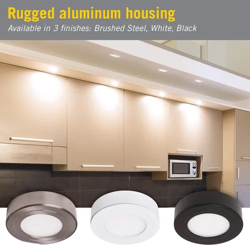 Miniatura 4 de Armacost Lighting 213411 - Luz LED regulable Purevue, blanco suave 2700 K Cepillado inoxidable