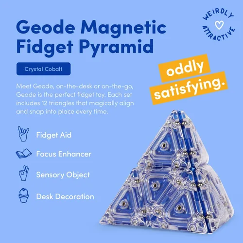 Miniatura 2 de Speks Geode - Juguete magnético para ansiedad Juguete sensorial de escritorio para adultos y adolescentes a partir de 14 años Regalo para Cobalto