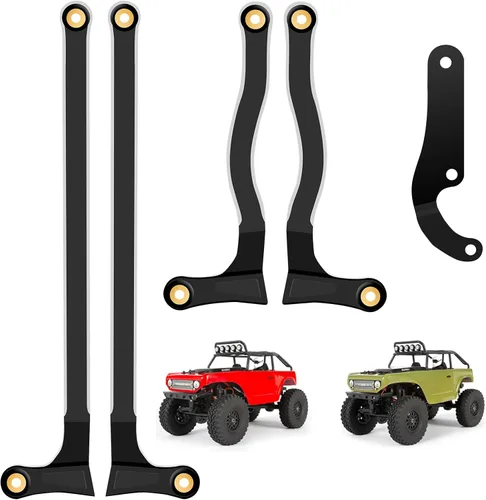 McCue - Enlaces de mantis rezando a control remoto, enlaces de alta liquidación para Axial 1/24 Deadbolt AXI90081 RC Crawler piezas de actualización