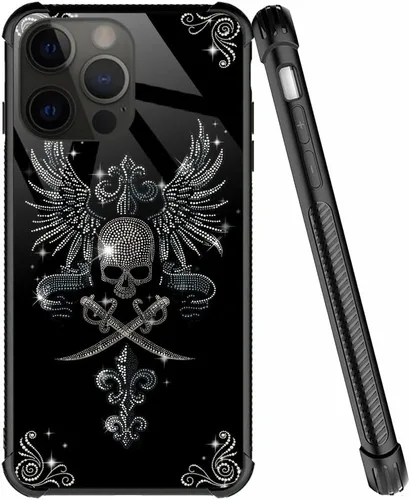 Miniatura 25 de ZHEGAILIAN Funda compatible con iPhone 7/8 Plus, funda de vidrio orgánico para niñas, mujeres y hombres, diseño de cuatro esquinas, antiarañazos, a