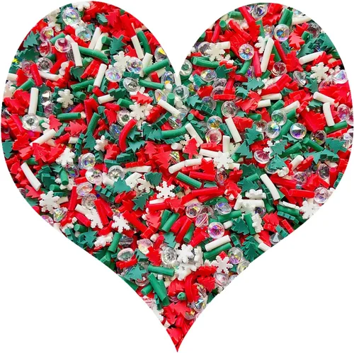 Miniatura 24 de Chispitas Falsas Chispitas Falsas de Navidad Chispitas Falsas de Caramelo Chispitas de Arcilla Polimérica Chispitas Poliméricas Rebanadas de Arcilla