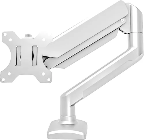 Miniatura 4 de Soporte de escritorio de brazo de monitor único para monitor de pantalla de 17-32 pulgadas, abrazadera de brazo de altura ajustable, rotación de 360