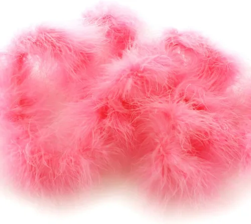 Miniatura 14 de HairBow Center LLC Boa de plumas de marabú flaco - 2 yardas - Negro