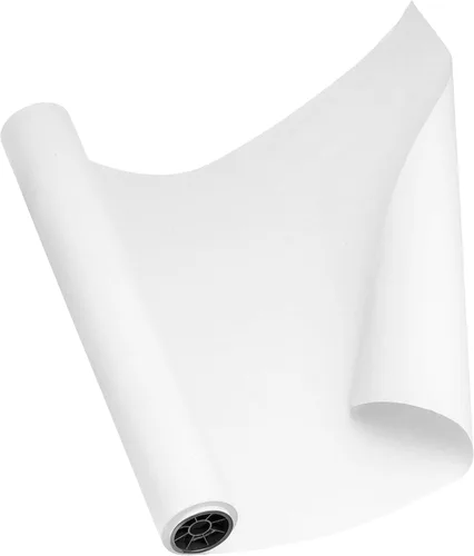 Rollo de papel kraft blanco DIY CREW - 30 pulgadas x 150 pies - Fabricado en EE. UU. - Material reciclado - Papel de regalo - Ideal para embalaje,