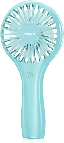 Miniatura 14 de TriPole Mini ventilador de mano portátil con 3 velocidades, batería de viento fuerte, ventilador de mano para viajes de viaje, conciertos al aire