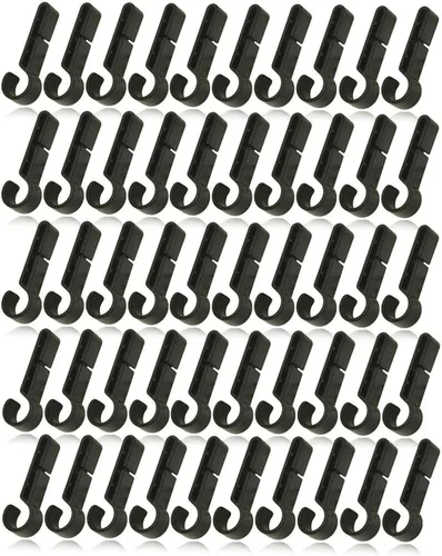 50 clips de casco para faros delanteros y faros delanteros – Accesorios duraderos y ligeros para cascos, clips de montaje universales para