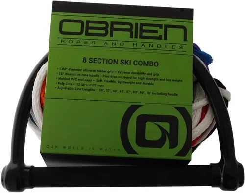 Miniatura 2 de O'Brien Cuerda de esquí acuático combinado de 8 secciones con mango