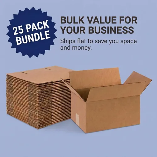 Miniatura 6 de BOX USA Cajas de envío de 16 pulgadas de largo x 10 pulgadas de ancho x 6 pulgadas de alto, paquete de 25 cajas de cartón corrugado medianas