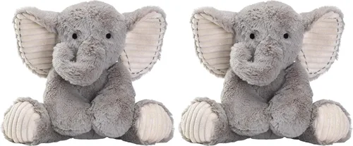 Miniatura 5 de Lambs & Ivy Jungle Safari Elefante de Peluche Gris Juguete Animal de Peluche - Jett