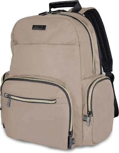 Miniatura 10 de Kenneth Cole Reaction Sophie - Mochila RFID antirrobo de nailon sedoso de 15.0 pulgadas para laptop y tablet de 15.0 pulgadas, Negro, talla única