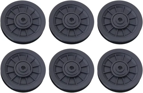 Miniatura 4 de Rueda de polea para equipo de gimnasio, polea de rodamiento de nailon de 90mm/3.5", reemplazo de rueda para cable de pieza de equipo de gimnasio 3