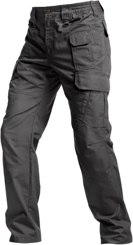 Miniatura 9 de CQR Pantalones tácticos para hombre, resistentes al agua, pantalones cargo Ripstop, ligeros EDC trabajo, senderismo, ropa para exteriores
