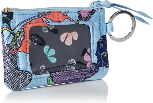Miniatura 2 de Vera Bradley Cartera de algodón con cremallera para identificación para mujer