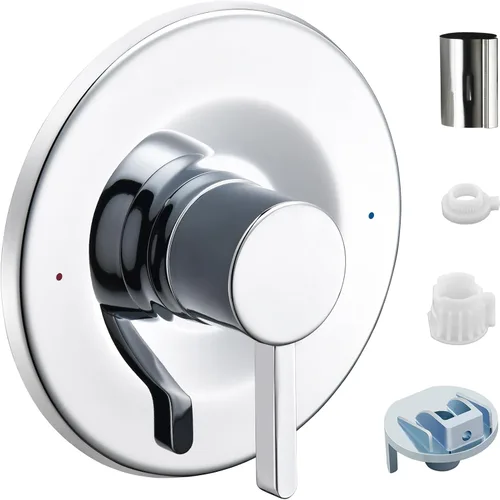 Miniatura 8 de Kit de molduras de ducha y bañera, compatible con válvula Moen Posi-Temp, cromado