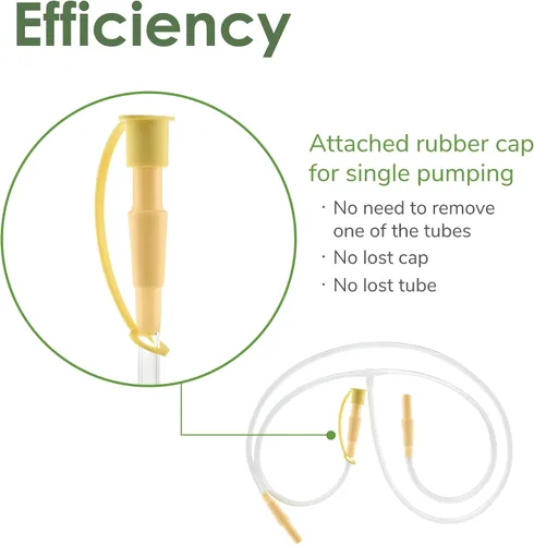 Miniatura 5 de Maymom Juego de tubos compatible con extractor de leche Medela Freestyle pero no Freestyle Flex; compatible con bomba Medela Freestyle; también
