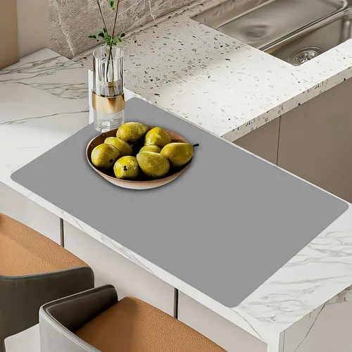 Miniatura 8 de Tapete de silicona súper grande, 120 x 24 pulgadas, tapete de silicona para encimera de cocina, tapete antideslizante resistente al calor, tapete
