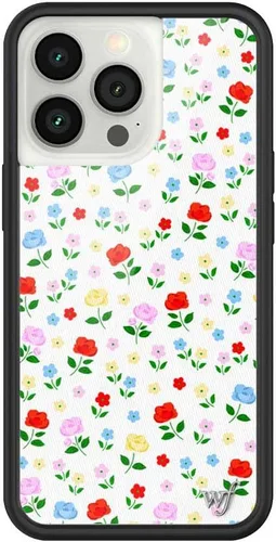 Miniatura 15 de Fundas Wildflower - Compatibles con Apple iPhone 13 Pro Protector de goma negro, certificado de prueba de caída de 4 pies, propiedad de mujeres
